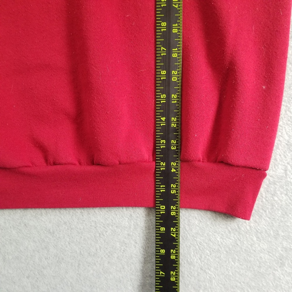 VTG Florida State Sweater Mens Medium Garnet Red Tultex Seminoles USA Made 90s - Picture 9 of 10